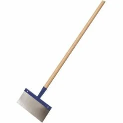 IDEALSPATEN 15cm SIEGER-Stoßscharre Mit Dülle & Federstahlblatt Buchen-Langstiel 120cm