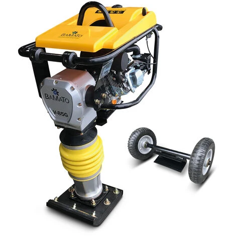 BAMATO - BAVARIAN MACHINE TOOLS BAMATO Vibrationsstampfer V-85G Mit Fahrwerk