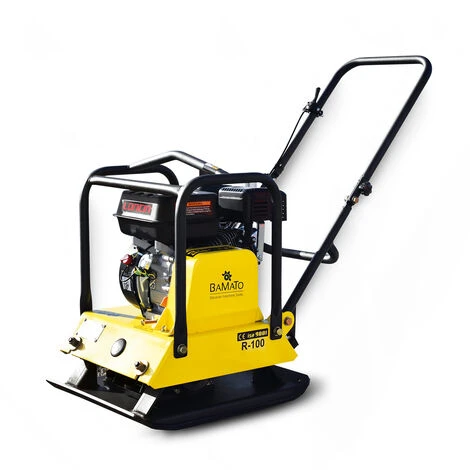 BAMATO - BAVARIAN MACHINE TOOLS BAMATO Rüttelplatte R-100 Mit Gummimatte & Zubehörkit – Bild 2