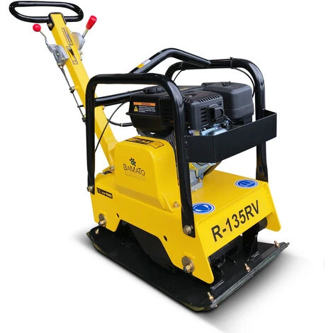 BAMATO - BAVARIAN MACHINE TOOLS BAMATO Rüttelplatte R-135RV Mit Vor- Und Rücklauf – Bild 4