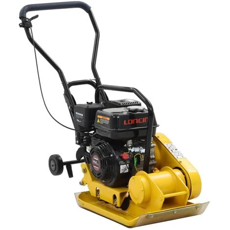 LONGZIMING Rüttelplatten-Verdichter 196 Ccm 63 Kg 12,1 Kn
