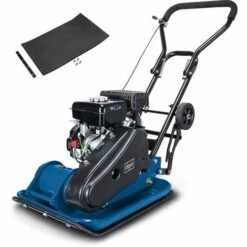 Scheppach Benzin Rüttelplatte HP2300S 5,6PS 23kN Fahrvorrichtung Gummimatte