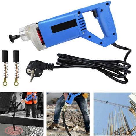 DAY PLUS Betonrüttler 850W Innenrüttler Handrüttler Rüttelflasche Flaschenrüttler