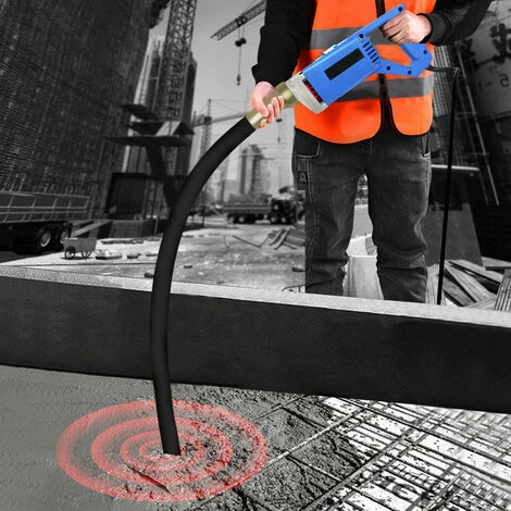 DAY PLUS Betonrüttler 850W Innenrüttler Handrüttler Rüttelflasche Flaschenrüttler – Bild 2